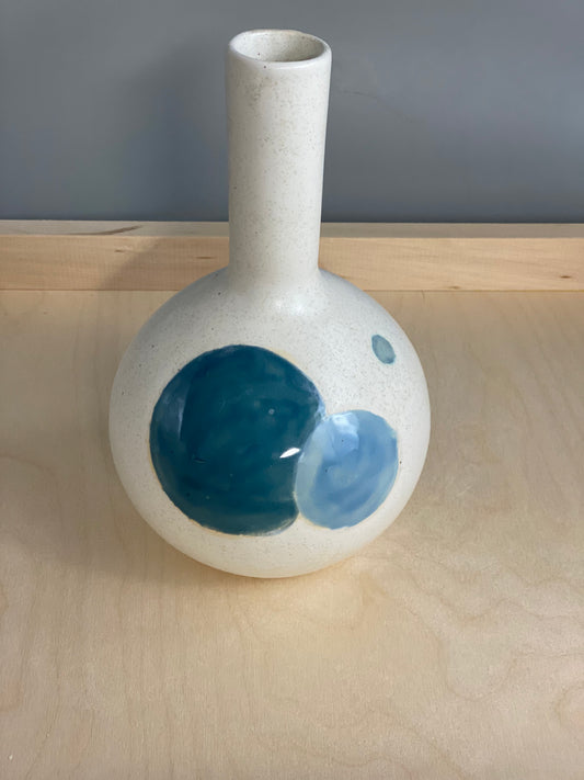 Geometric Narrow Neck Vase