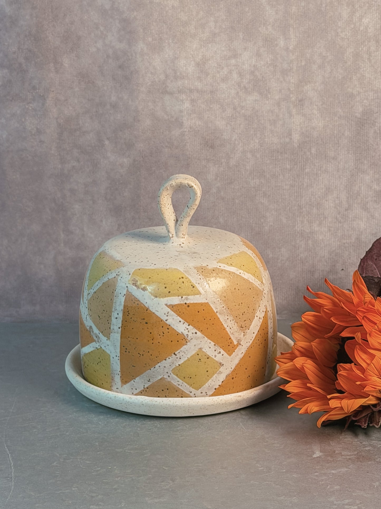 Mosaic Butter Bell